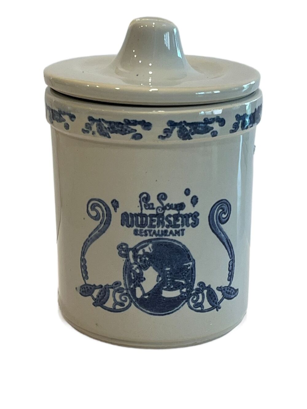 VTG 1970s Andersen’s Pea Soup Stoneware Crock Jar
